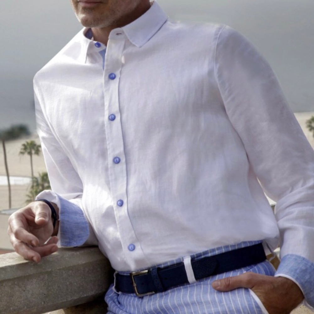 Cool crisp linen shirt - Picture 1 of 2